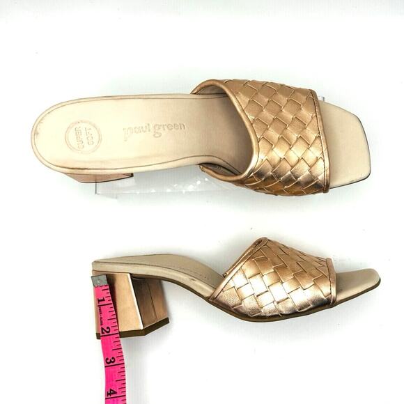 Paul Green Tisha Mule Heel Rosato Nappa Metallic size UK 7 / US 9.5 - Picture 4 of 10
